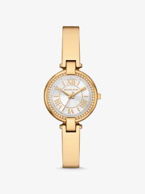 michael kors mini taylor wrap watch|Mini Laney Gold.